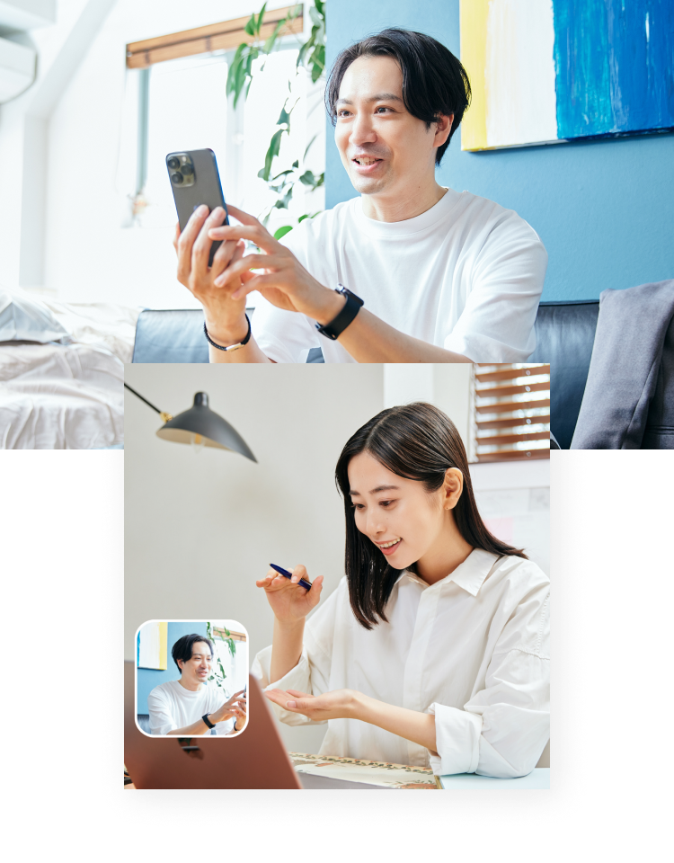 管理栄養士とのオンラインビデオ面談による食事指導フィードバック